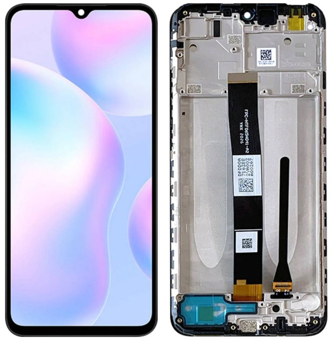 Wyświetlacz LCD + ekran dotykowy  Xiaomi Redmi 9A / 9C / 9AT / 10A (Regenerowany) IPS Ramka czarna