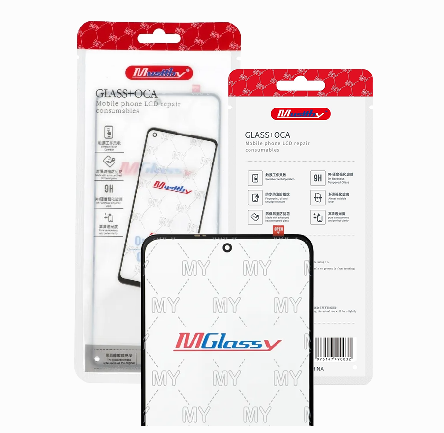 Szybka Szkło Wyświetlacza MUSTTBY z klejem OCA do Xiaomi Redmi Note 9 Pro
