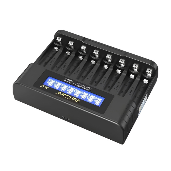 Uniwersalna Ładowarka VariCore ALL8 do Baterii Ni-MH AA AAA Li-ion 14500