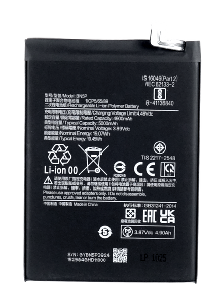 Bateria Akumulator do Xiaomi Redmi Note 13 BN5P 4900 mAh + Taśma montażowa