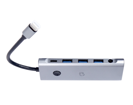 Stacja Dokująca 9w1 HUB USB 3.0 HDMI Power Delivery 100W 4K 60Hz Przycisk