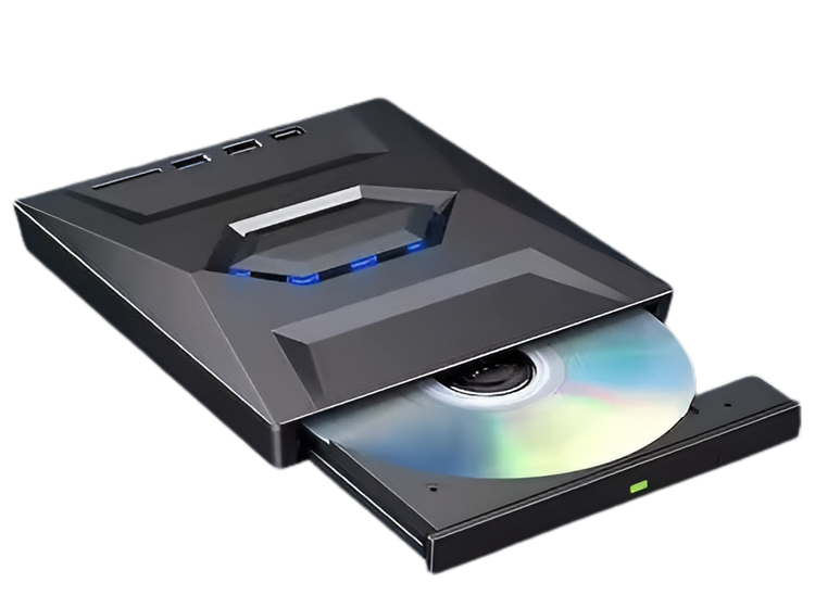 Zewnętrzna nagrywarka CD DVD RW 5w1 USB 3.0 typ napęd optyczny CD