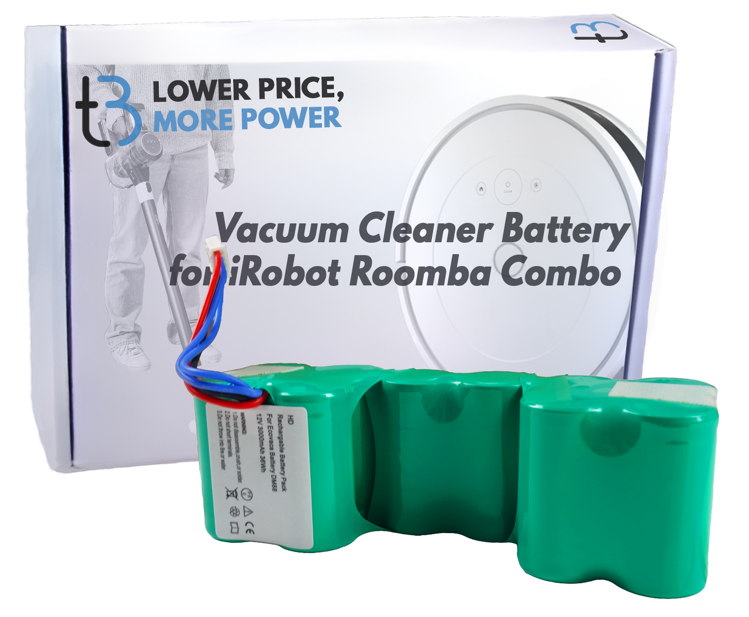 Bateria Akumulator do odkurzacza iRobot Roomba Combo ZJ1517-HFR 3000mAh 12V