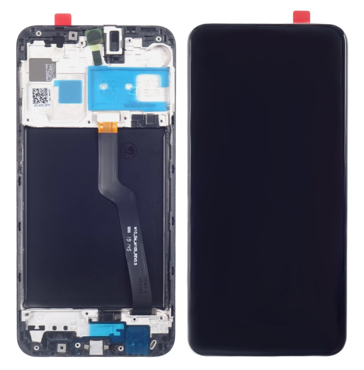 Oryginalny wyświetlacz LCD + ekran dotykowy Samsung SM-A105 Galaxy A10 (IPS) Ramka czarna