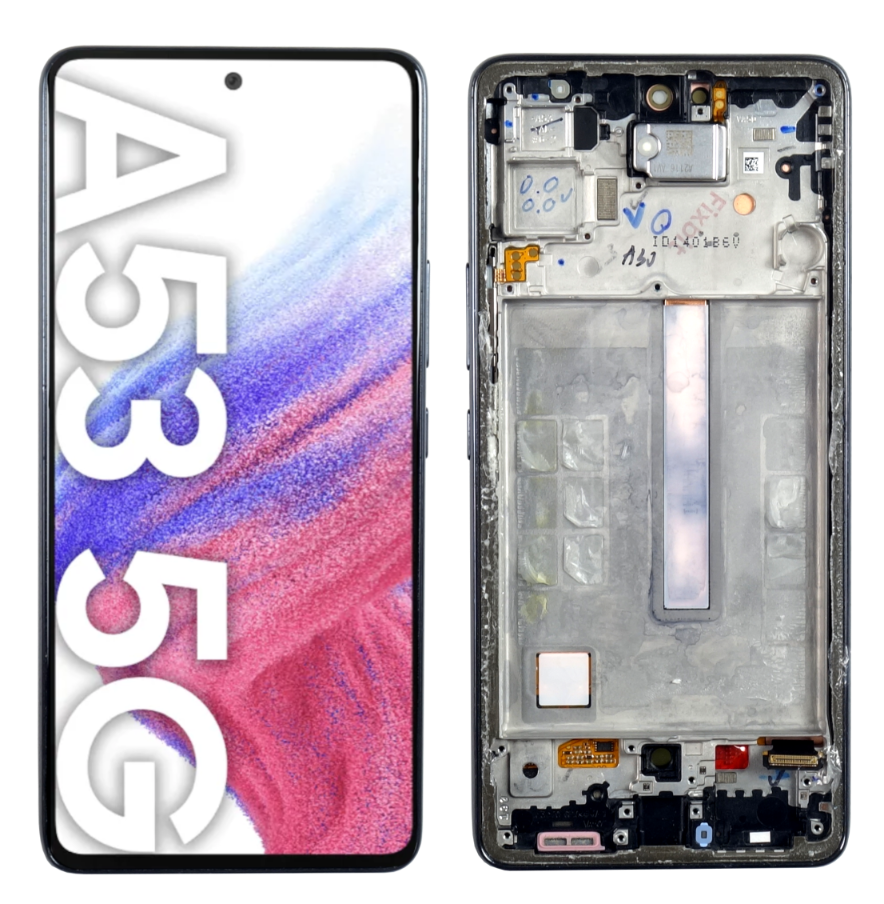 Oryginalny wyświetlacz Ekran do Samsung Galaxy A53 SM-A536 Ramka Czarna (Demontaż)