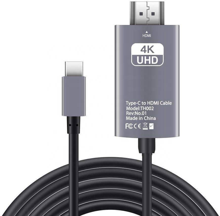 Kabel przewód adapter USB-C 3.1 Typ C DO HDMI 4K MHL 2m