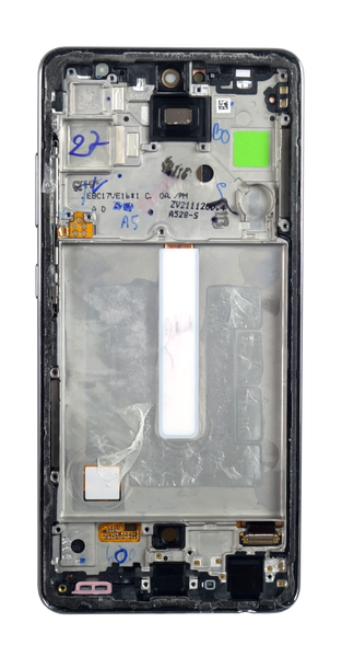 Oryginalny wyświetlacz Ekran do Samsung Galaxy A52s SM-A528 Ramka Czarna (Demontaż)