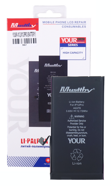 Bateria Musttby do Apple iPhone 12 / 12 Pro 3320 mAh Zwiększona Pojemność