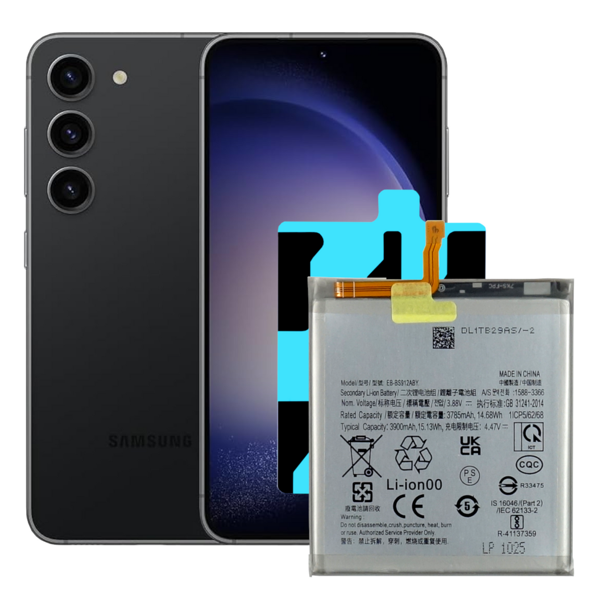 Bateria Akumulator do Samsung Galaxy S23 EB-BS912ABY 3785 mAh + Taśma