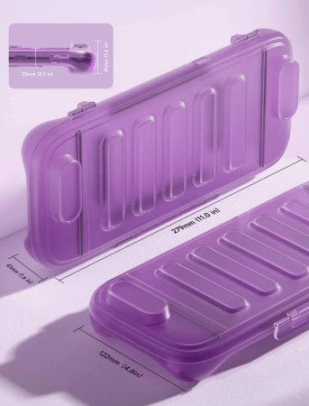 Obudowa Antywstrząsowa Etui Futerał JSAUX do NINTENDO SWITCH 2 - Fioletowa