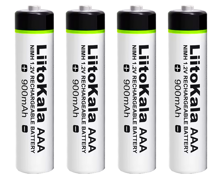 Akumulator akumulatorki Baterie LiitoKala AAA R3 1.2V 900mAh Ni-MH 4 szt.
