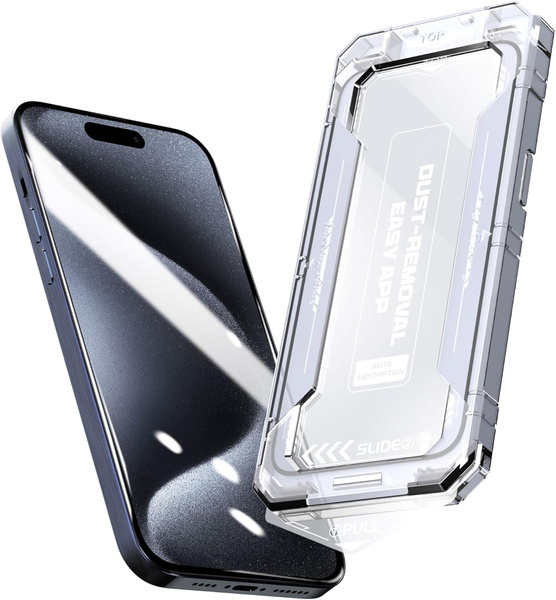 2x Szkło hartowane Prywatyzujące z aplikatorem do iPhone 15 Pro Max Szybka