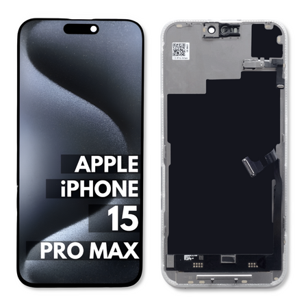 Oryginalny wyświetlacz do Apple iPhone 15 Pro Max 120Hz Wymieniona Szybka z taśmą Diagnostic
