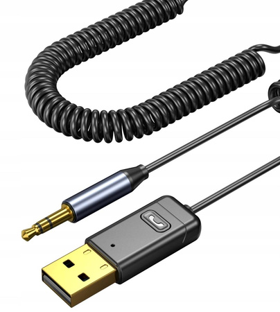 Adapter odbiornik Audio Bluetooth 5.0 do USB AUX Transmiter samochodowy