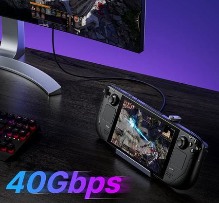 Przejściówka 180° USB-C męska do USB-C żeńskiej JSAUX 2szt. Srebrne