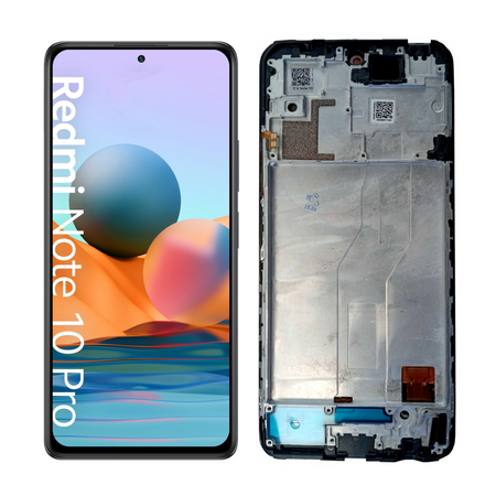 Wyświetlacz LCD Ekran dotyk Xiaomi Redmi Note 10 Pro M2101K6G OLED Ramka czarna