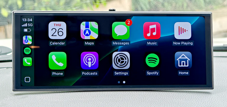Wyświetlacz Monitor samochodowy Ottocast ScreenFlow 11,4" Apple Carplay Android Auto Język PL