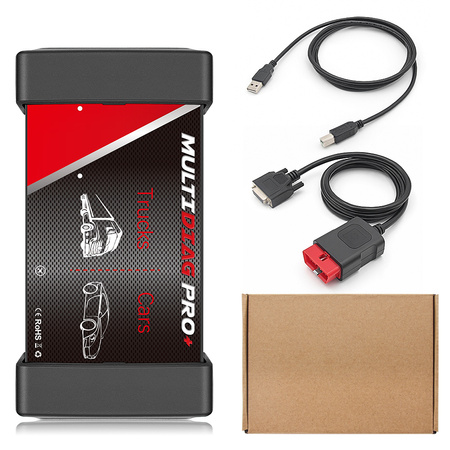 Tester Interfejs Diagnostyczny OBD2 TCS Skaner PL Multidiag Pro+ BT 12/24V