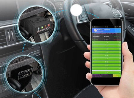 Interfejs Vgate vLinker MC+ Bluetooth 4.0 Bimmercode Forscan Android iOS