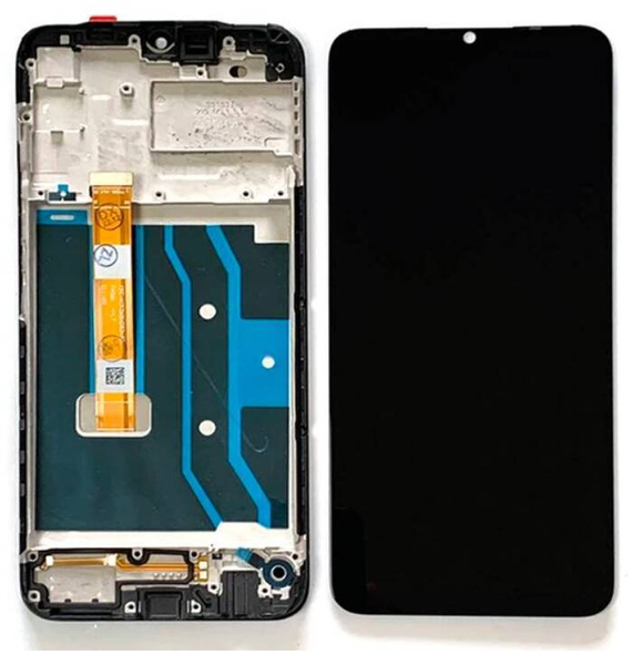 Wyświetlacz LCD + ekran dotykowy Realme 7i RMX2193 (Regenerowany) Ramka czarna