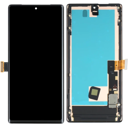 Wyświetlacz LCD + ekran dotykowy do Google Pixel 6 Pro GLUOG G8VOU OLED Ramka