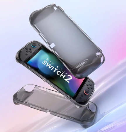 Etui ochronne TPU Czarna Nakładka Case JSAUX do konsoli Nintendo Switch 2