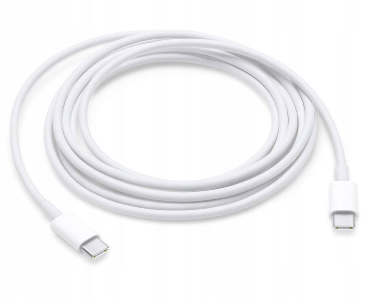 KABEL PRZEWÓD USB-C do USB-C  1m 30W biały
