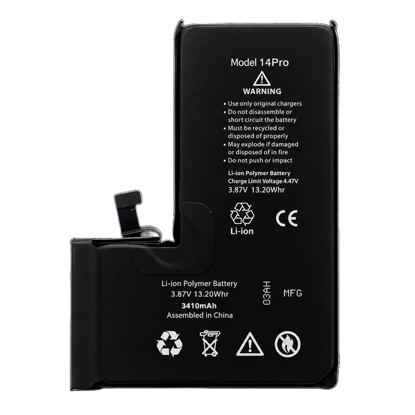 Bateria Akumulator do iPhone 14 Pro Powiększona 3410mAh BEZ KOMUNIKATU