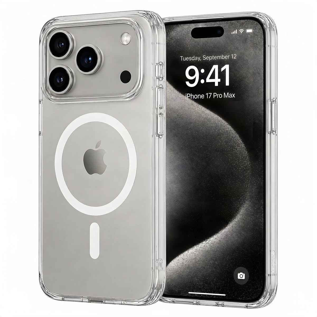 Etui Plecki Bezbarwne Magnetyczne MagSafe do Apple iPhone 17 Pro Max Clear