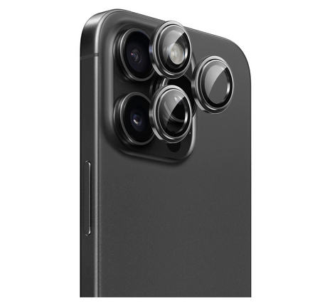 Szkło Ochronne na aparat obiektyw Czarne do Apple iPhone 17 + Aplikator