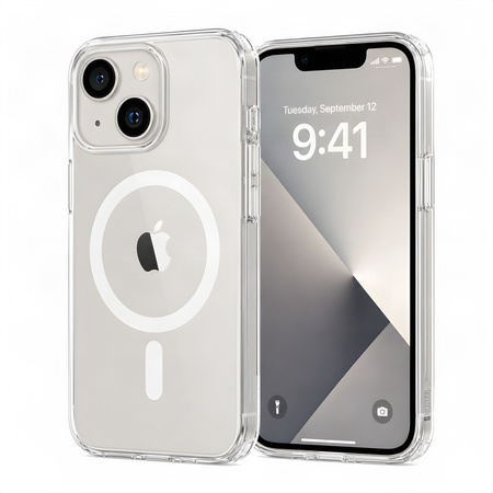 Etui Plecki Bezbarwne Magnetyczne MagSafe do Apple iPhone 13 Clear Case