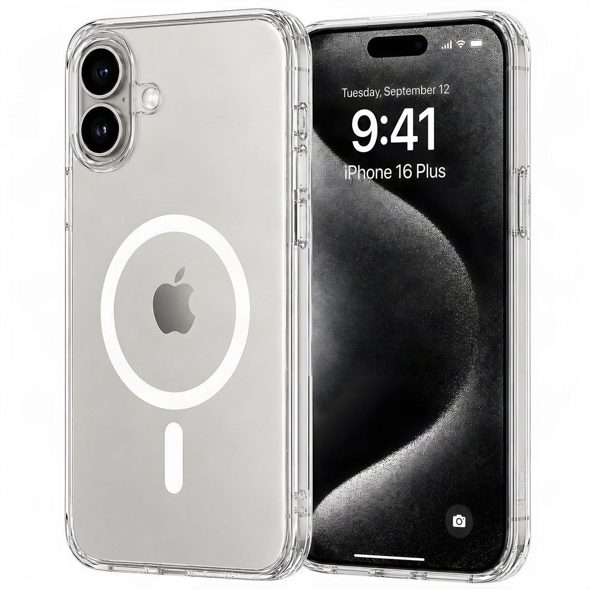 Etui Plecki Bezbarwne Magnetyczne MagSafe do Apple iPhone 16 Plus Clear