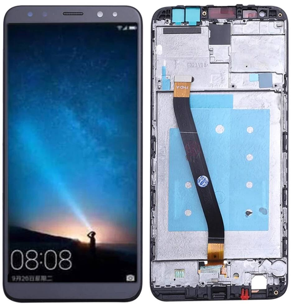 Wyświetlacz LCD + ekran dotykowy Huawei Mate 10 Lite (Regenerowany) Ramka czarna