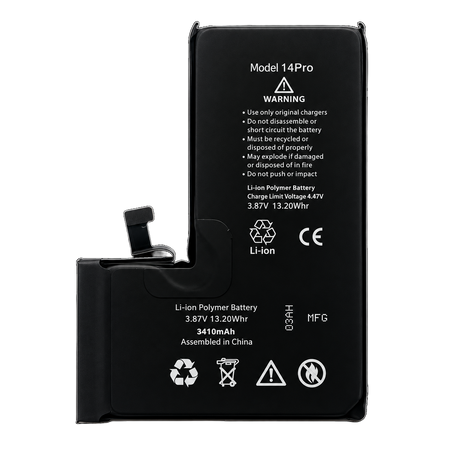 Bateria Akumulator do iPhone 14 Pro Powiększona 3410mAh BEZ KOMUNIKATU