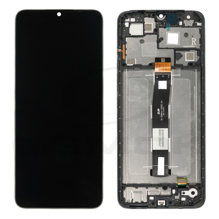 Oryginalny Wyświetlacz LCD + ekran dotykowy Xiaomi REDMI 12C (Regenerowany) Ramka czarna