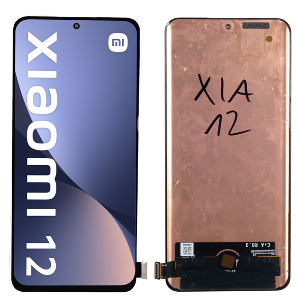 Oryginalny wyświetlacz LCD Ekran dotykowy do Xiaomi 12 12S 12X 5G (2022) Regenerowany (REF)