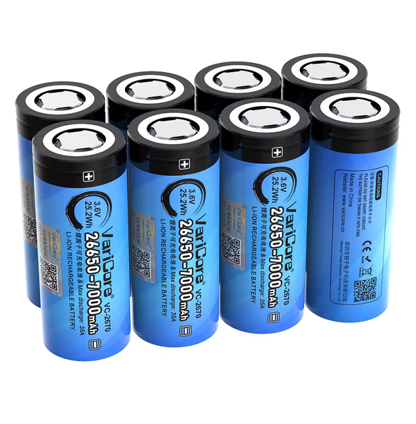 Akumulator bateria ogniwo VariCore VC-2670 PCB 26650 Li-ion 3.7V 7000mAh