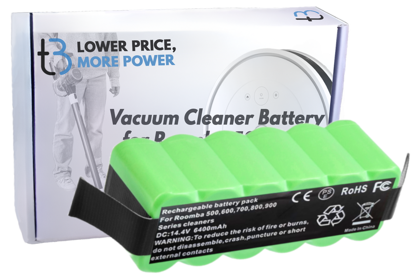 Bateria do iRobot ROOMBA 500 600 625 700 800 880 900 14,4V 5000mAh