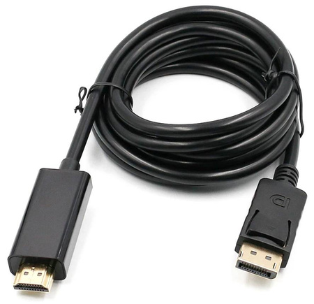 Kabel Przewód Displayport do HDMI 4k DP-HDMI 1m