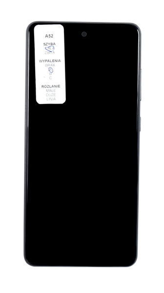 Oryginalny wyświetlacz Ekran do Samsung Galaxy A52s SM-A528 Ramka Czarna (Demontaż)