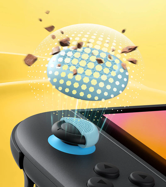 Nakładki Gumki na Joy-Con 6w1 JSAUX do konsoli Nintendo Switch 2 Kolorowe