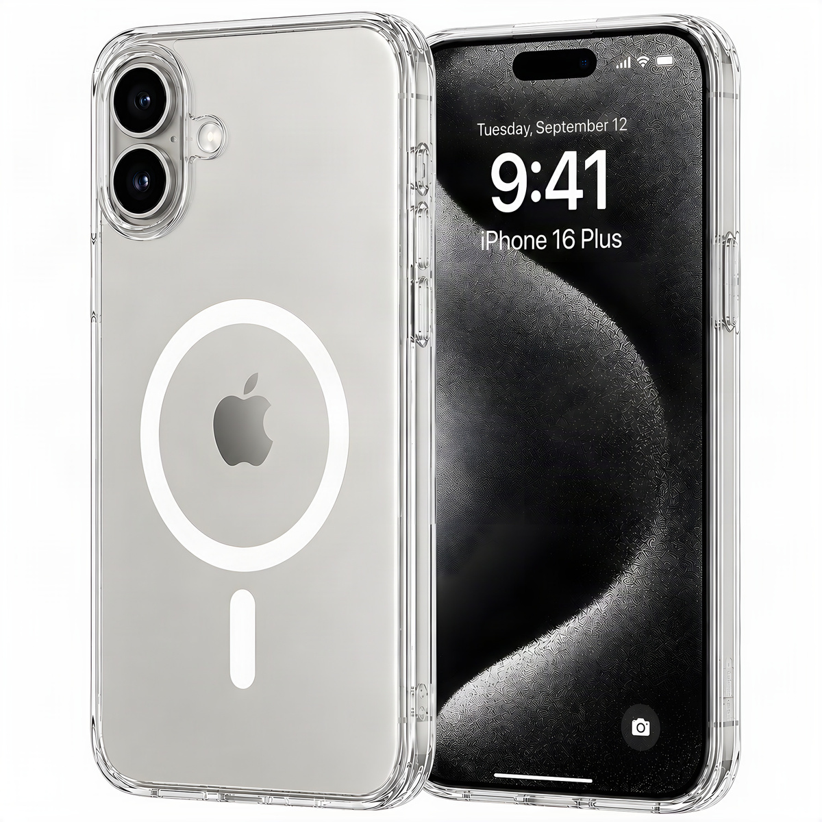 Etui Plecki Bezbarwne Magnetyczne MagSafe do Apple iPhone 16 Plus Clear