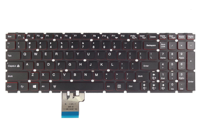 Klawiatura do laptopa Lenovo Ideapad Y50-70 Y50-70A Y70-70 z podświetleniem