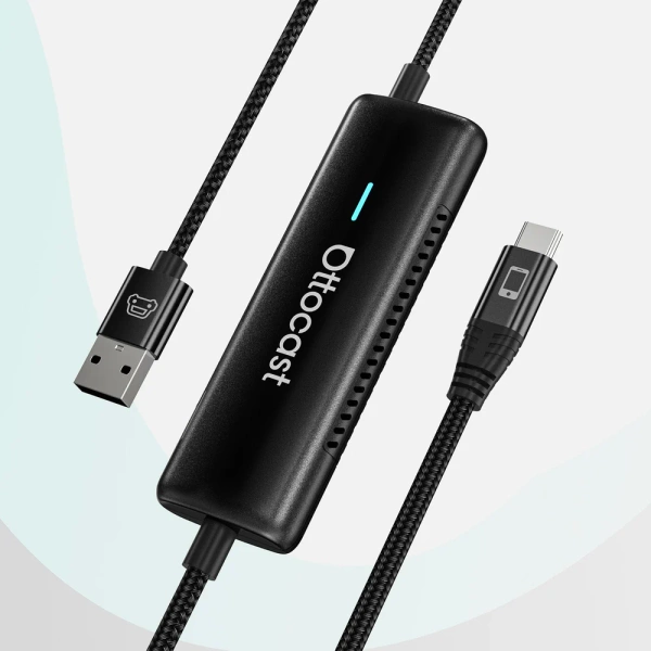 Bezprzewodowy Adapter Samochodowy Ottocast Mirror Touch dla Apple CarPlay
