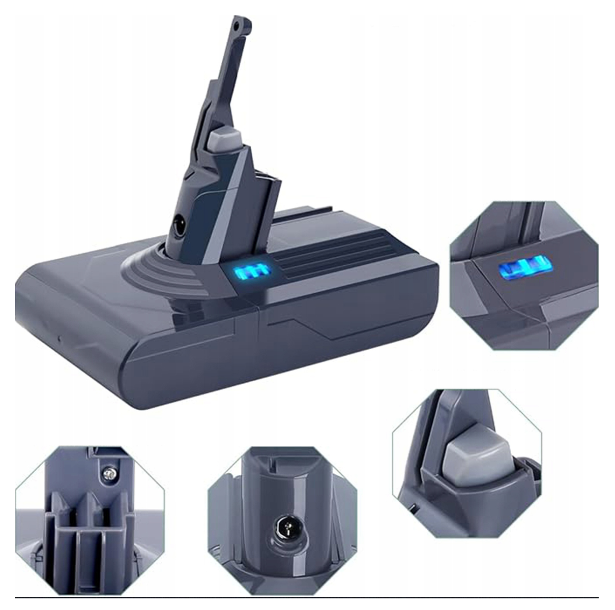 Bateria Akumulator Zasilacz do odkurzacza Dyson V8 SV10 21.6V 6000mAh