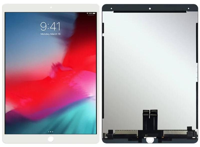 Oryginalny wyświetlacz LCD + ekran dotykowy Apple iPad Air 3 2019 A2153 A2123 A2152 (Regenerowany) Biały