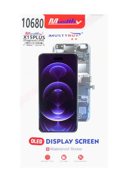 Wyświetlacz Soft OLED Programowalny LCD do Apple iPhone 15 Plus Diagnostic