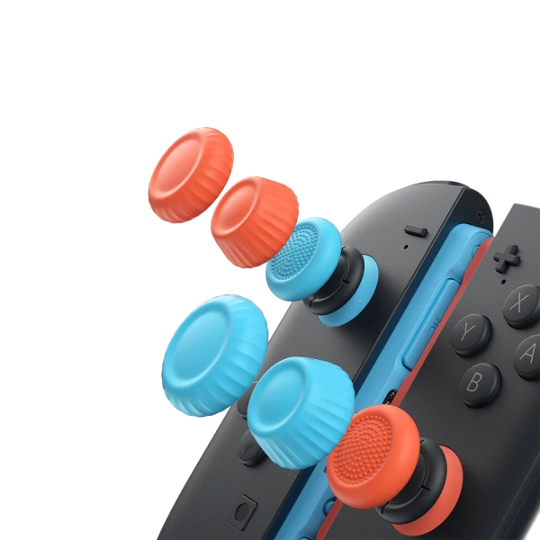 Nakładki Gumki na Joy-Con 6w1 JSAUX do konsoli Nintendo Switch 2 Kolorowe