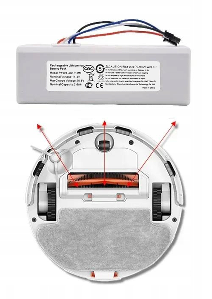 Bateria Akumulator do Xiaomi Mi Robot Vacuum Mop 1C Mijia 1C 14.4V 5800mAh