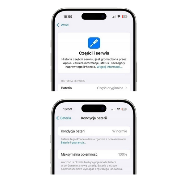 Bateria do iPhone 13 mini BEZ KOMUNIKATU 2406 mAh OEM Jakość Kondycja 100%